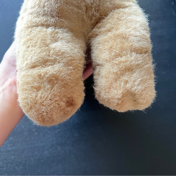 Vintage 1990 Dakin Teddy Bear Brown Stuffed Animal Works 9” Sitting - Picture 9 of 13